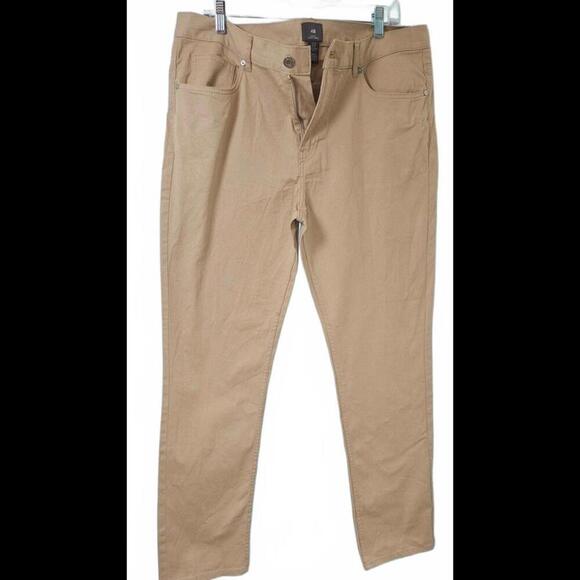H&M Other - H&M Men's Tan Slim Fit Coupe Etroite Pants Size 36